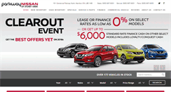 Desktop Screenshot of parkwaynissan.com
